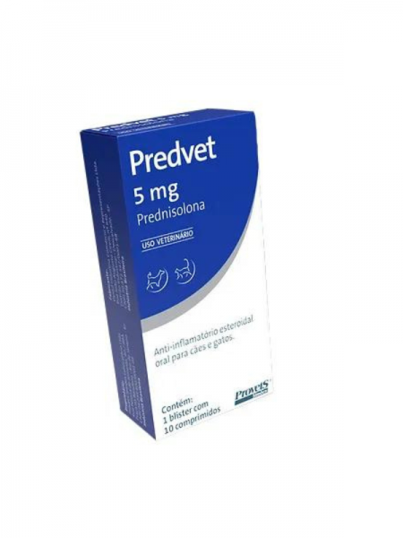 PREDVET 5MG 10 COMPRIMIDOS